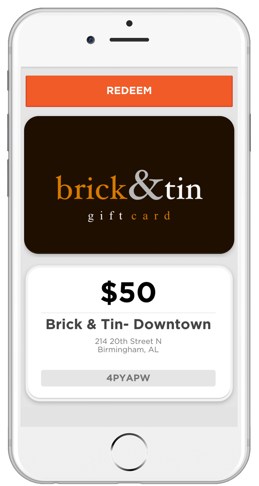 Birmingham eGift Cards Instagift